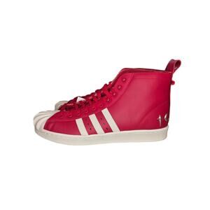 adidas x Thus Club Superstar Boot Luxe JP6518 Red Leather Sneakers Men's 13 NWT